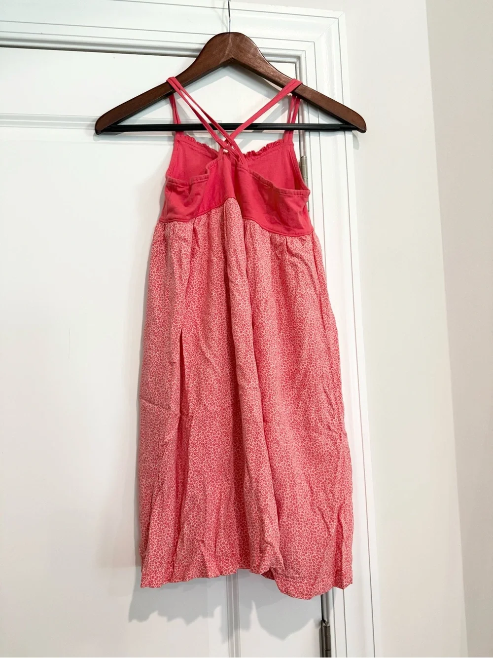 NWOT GAP Coral Pink Spaghetti-Strap Casual Dress